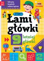 Okładka książki Łamigłówki 9-letniej główki. Labirynty, krzyżówki