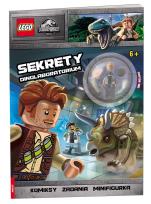 Okładka książki Lego Jurassic World Sekrety dinolaboratorium LNC-6203
