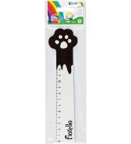 Opakowanie Linijka drewniana 15cm łapa FIORELLO