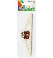 Opakowanie Linijka drewniana 15cm miś wieszak FIORELLO
