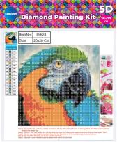 Opakowanie Mozaika diamentowa 5D 20x20cm Parrot 89624