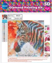 Opakowanie Mozaika diamentowa 5D 20x20cm Zebra 89620