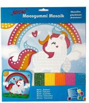 Opakowanie Mozaika piankowa brokatowa Jednorożec