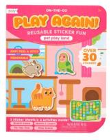 Opakowanie Naklejki wielorazowe mini z grą Play Again Animals