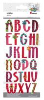 Opakowanie Naklejki wypukłe miękkie alfabet 26szt
