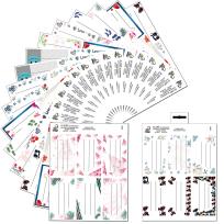 Opakowanie Nalepki na zeszyt Moderno-Fashion 3szt