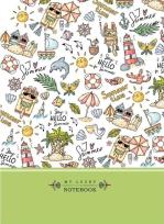 Opakowanie Notatnik ozdobny 145x197/64K kratka TW Plaża