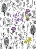 Opakowanie Notatnik ozdobny 145x197/64K kratka TW Żonkil