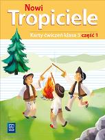 Okładka książki NOWI TROPICIELE KARTY ĆWICZEŃ KLASA 3 CZĘŚĆ 1 EDUKACJA WCZESNOSZKOLNA  1687B2