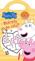 Okładka książki Peppa Pig. Zakręcone labirynty. Którędy do celu?