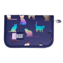 Opakowanie Piórnik dwuklapkowy bez wyposażenia Holo Kotki