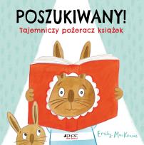 Okładka książki Poszukiwany! Tajemniczy pożeracz książek