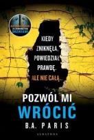 Okładka książki Pozwól mi wrócić