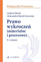 Okładka książki Prawo wykroczeń materialne i procesowe