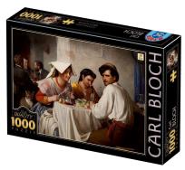 Opakowanie Puzzle 1000 Carl Bloch, Spotkanie w restauracji