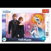 Opakowanie Puzzle 15 Ramkowe Radosne wspomnienia Frozen 2 31392