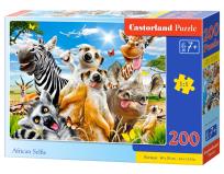 Opakowanie Puzzle 200 Afrykańskie selfie B-222148
