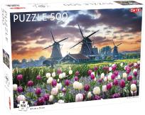 Opakowanie Puzzle Old Mills and Tulips 500