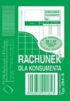 Opakowanie Rachunek dla konsumenta 264-9