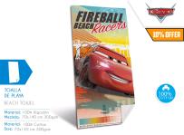 Opakowanie Ręcznik plażowy Cars 70x140cm