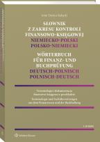 Okładka książki Słownik z zakresu kontroli finansowo-księgowej Niemiecko-polski, polsko-niemiecki