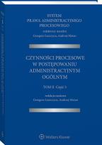 Okładka książki System Prawa Administracyjnego Procesowego Tom 2 Część 3