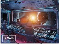 Opakowanie Teczka na gumkę A4 PP z nadrukiem Space