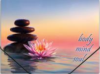 Opakowanie Teczka na gumkę A4 PP z nadrukiem Zen