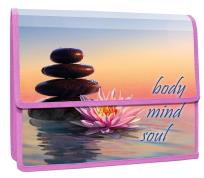 Opakowanie Teczka z klapką na rzepy A4 PP z nadrukiem Zen