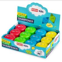 Opakowanie Temperówka podwójna z pojemnikiem mix (12szt) EASY