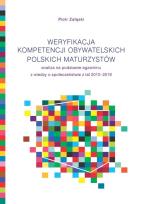 Okładka książki Weryfikacja kompetencji obywatelskich polskich maturzystów