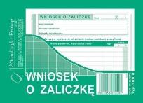 Opakowanie Wniosek o zaliczkę 408-5