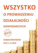 Okładka książki Wszystko o prowadzeniu działalności gospodarczych