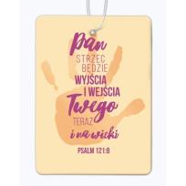 Opakowanie Zawieszka zapachowa - Ps.121,8 - New Car - żółty