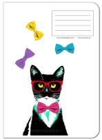 Opakowanie Zeszyt A4/60K kratka PP Fun Cat (4szt) NARCISSUS
