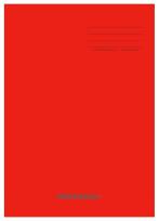 Opakowanie Zeszyt A5/16K kratka PP Red (4szt) NARCISSUS