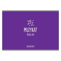 Opakowanie Zeszyt do nut A5/16K muzyka poprzeczny (10szt)