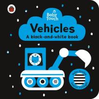 Opakowanie Baby Touch Vehicles a black and white book