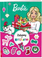 Okładka książki Barbie Zabawy z naklejkami STI-1110