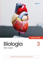 Okładka książki Biologia. Zbiór zadań. Matura 2022 T.3