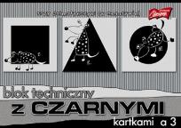 Opakowanie Blok techniczny z czarnymi kartkami 180 g/m2 A3 10 kartek PAKIET 10 sztuk