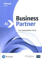Okładka książki Business Partner A1 Workbook