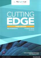 Okładka książki Cutting Edge 3ed Pre-Interm. SB+MyEnglishLab + DVD