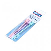 Opakowanie Długopis klasyczny DONAU, pastelowa obudowa, niebieski wkład, 3 sztuki