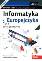 Okładka książki Informatyka Europejczyka LO ZP cz.3 HELION