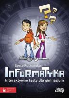 Okładka książki Informatyka Interaktywne testy dla gimnazjum