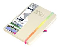 Opakowanie Kalendarz 2021 B6 Tyg. Hip hop beżowy ELEFANT