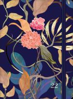 Opakowanie Kalendarz 2022 B6 dzienny Ciemne kwiatyDI1