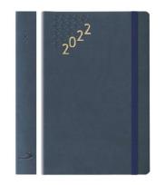 Opakowanie Kalendarz 2022 B6 Flex z gumką granatowy