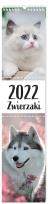 Opakowanie Kalendarz 2022 ścienny 13,5x60 Zwierzaki